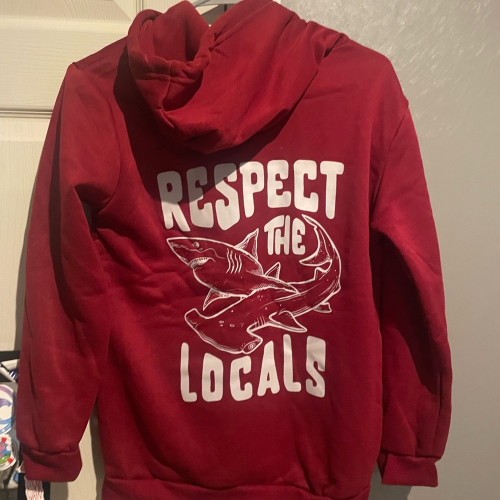 Red "Respect the Locals" Hoodie